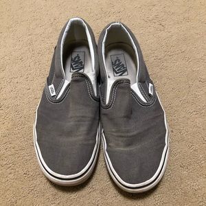 Grey Slip-on Vans